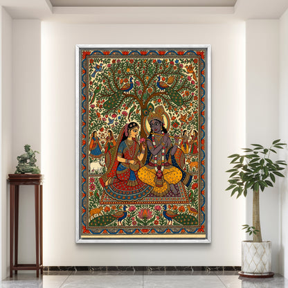 Radha Krishna Premium Canvas Painting