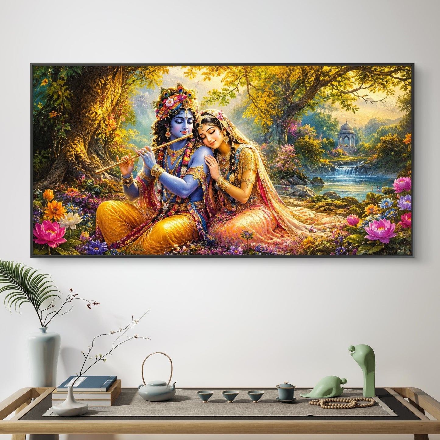 Radha Krishna Premium Canvas Painting - Buy Online | Decor By Neon