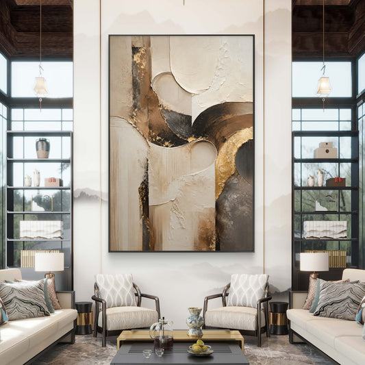Luxury Neutral Premium Canvas Painting - Canvas Wall Art | Decor By Neon