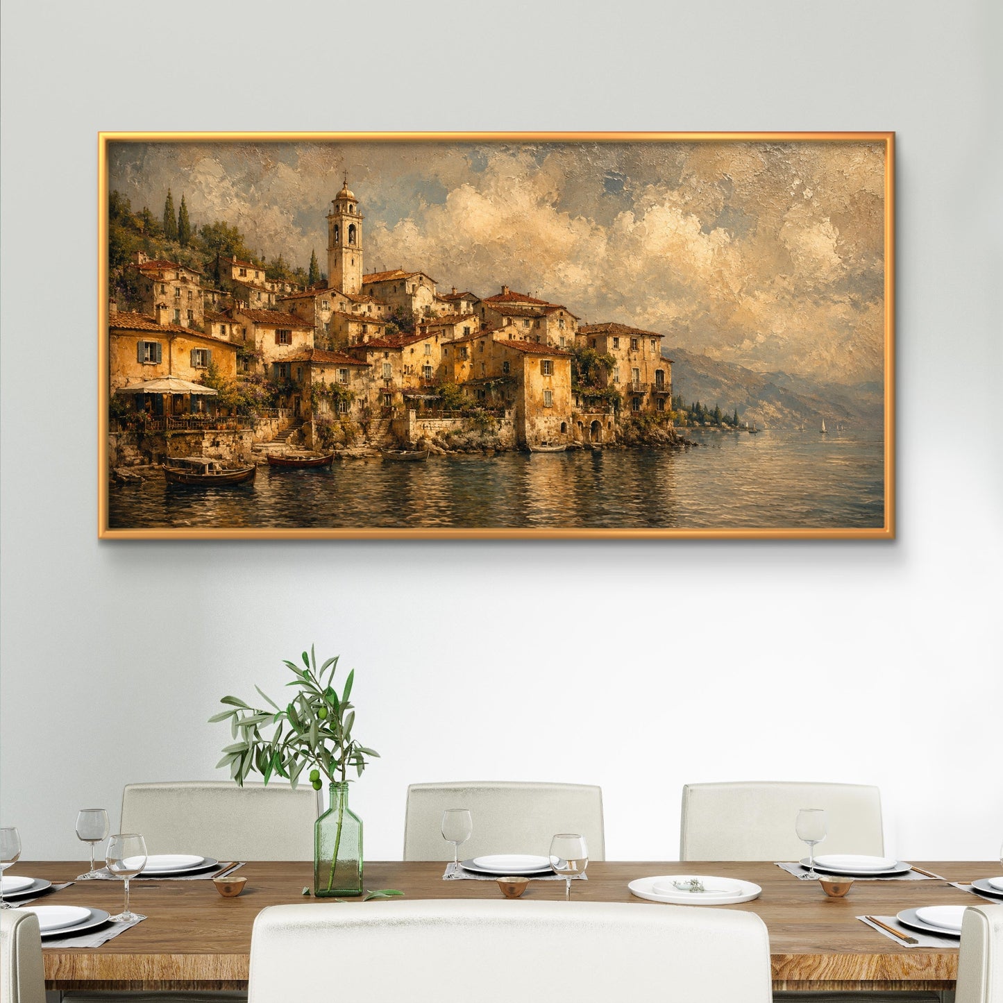 European Landscape Premium Canvas Painting - Buy Online | Decor By Neon