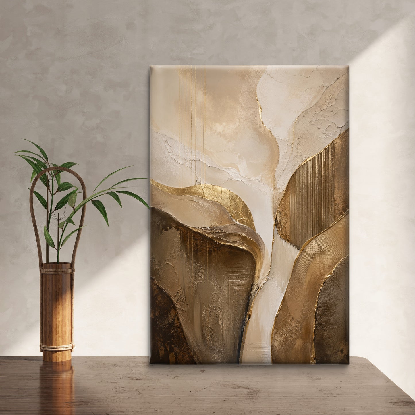 Luxury Neutral Premium Canvas Painting - Buy Online | Decor By Neon