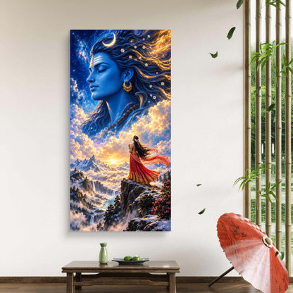 Lord Shiva Premium Canvas Painting