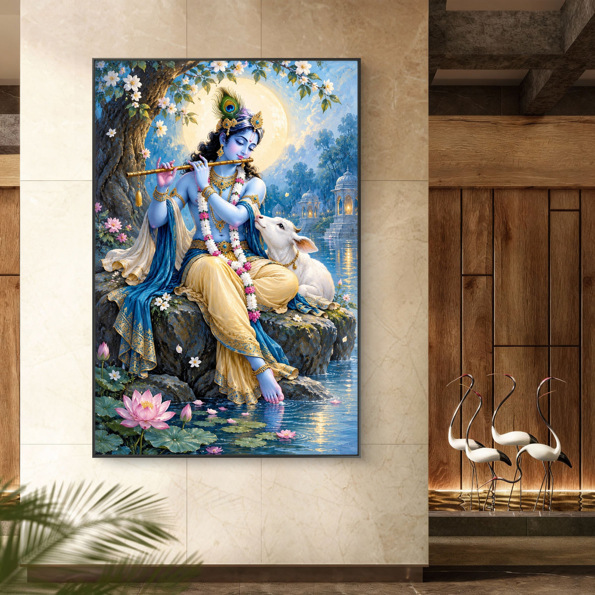 Radha Krishna Premium Canvas Painting - Buy Online | Decor By Neon