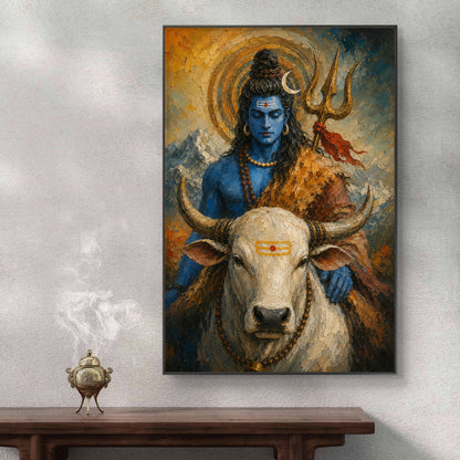 Lord Shiva Premium Canvas Painting