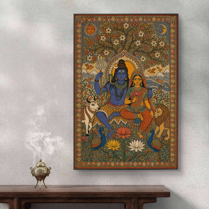 Lord Shiva Premium Canvas Painting