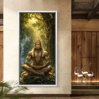 Lord Hanuman Premium Canvas Painting