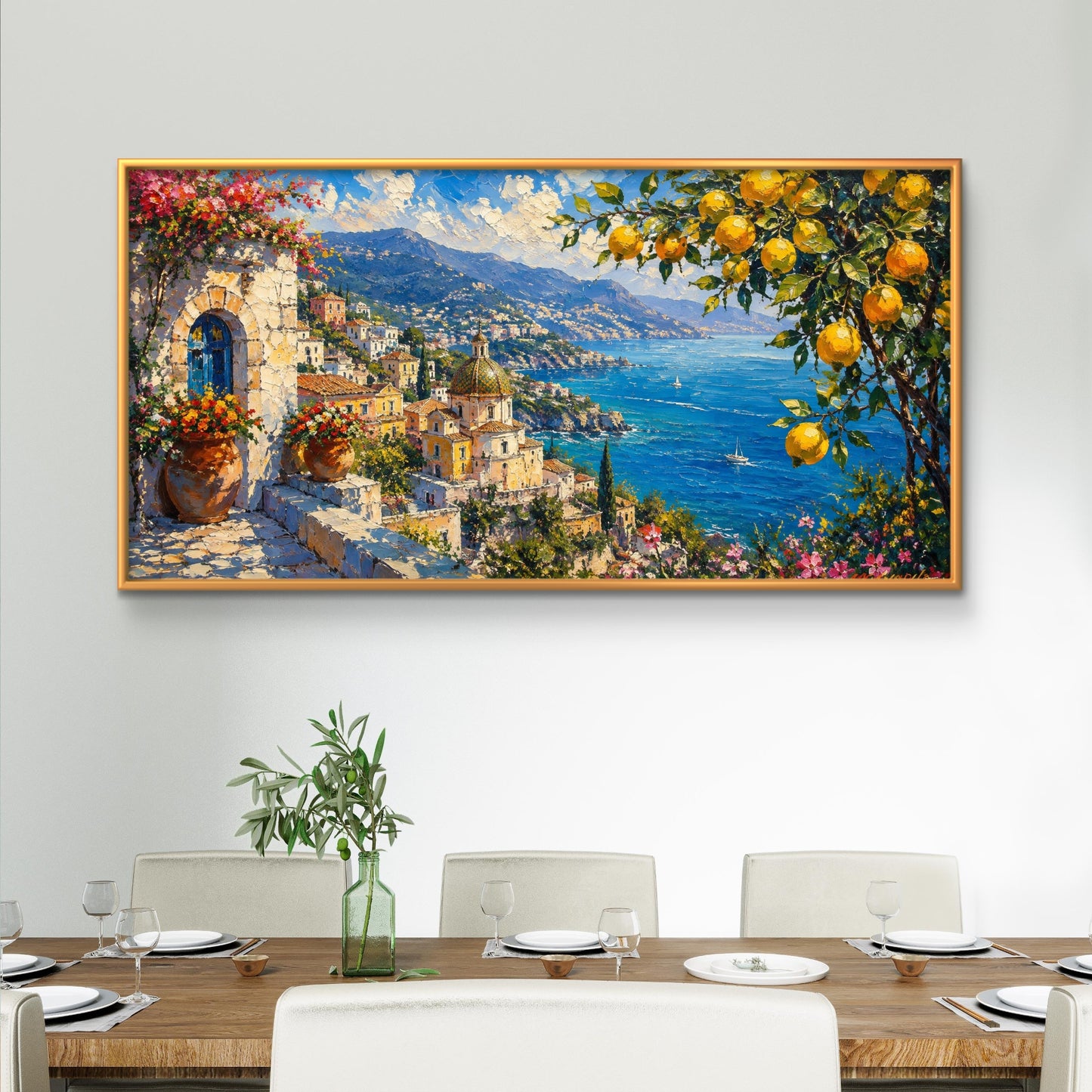 European Landscape Premium Canvas Painting - Buy Online | Decor By Neon