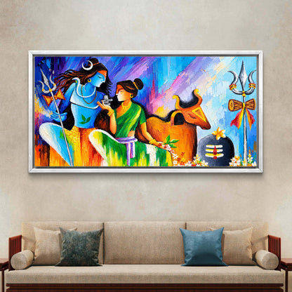 Lord Shiva Premium Canvas Painting