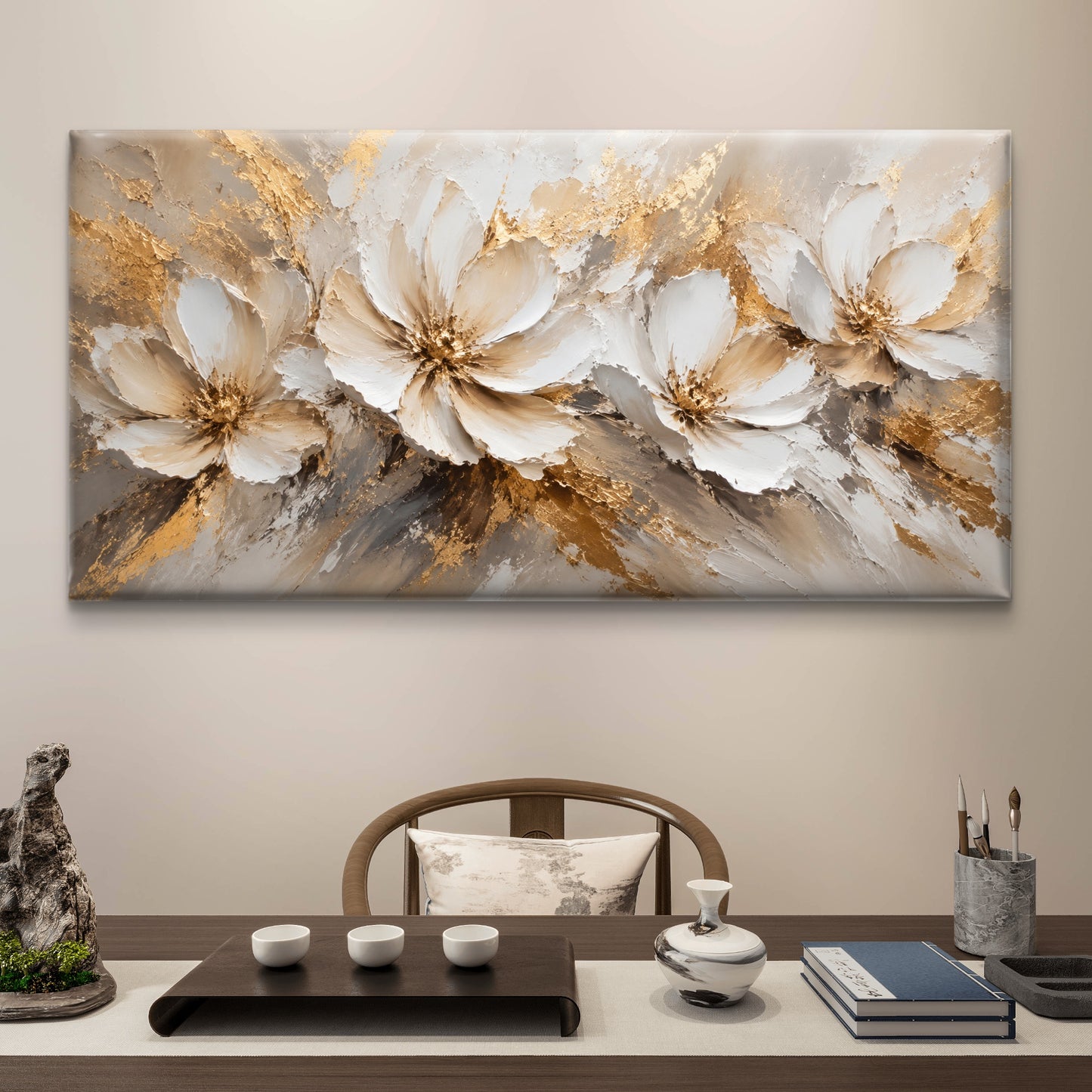 Luxury Neutral Premium Canvas Painting - Buy Online | Decor By Neon