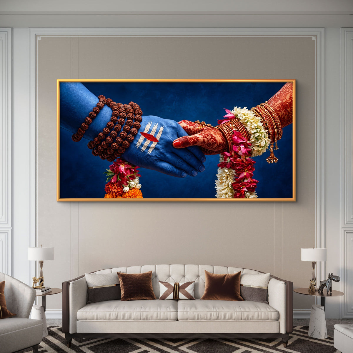 Lord Shiva Premium Canvas Painting - Buy Online | Decor By Neon