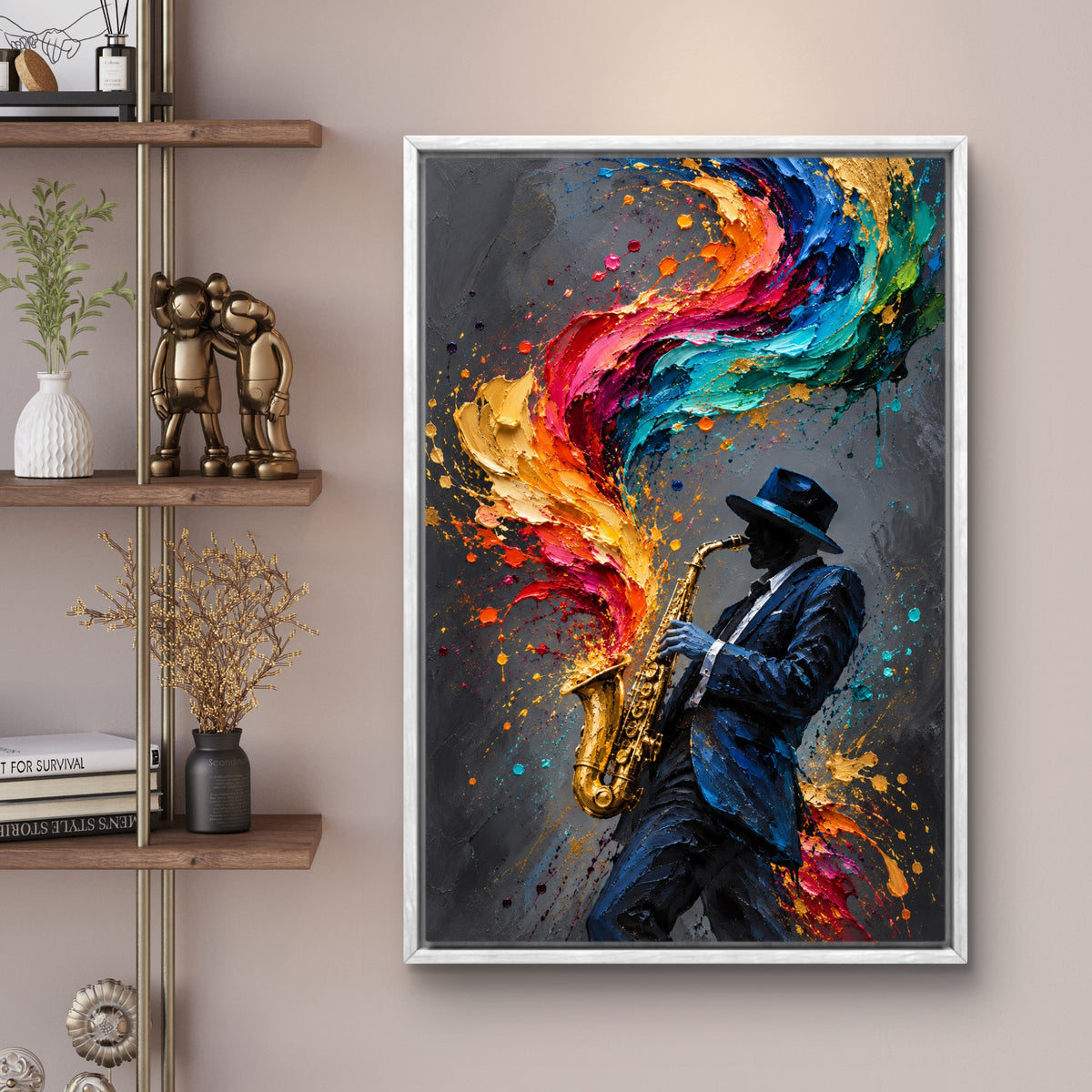 Abstract Art Premium Canvas Painting - Buy Online | Decor By Neon