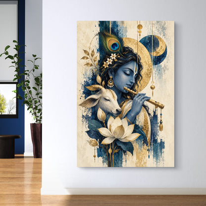 Radha Krishna Premium Canvas Painting