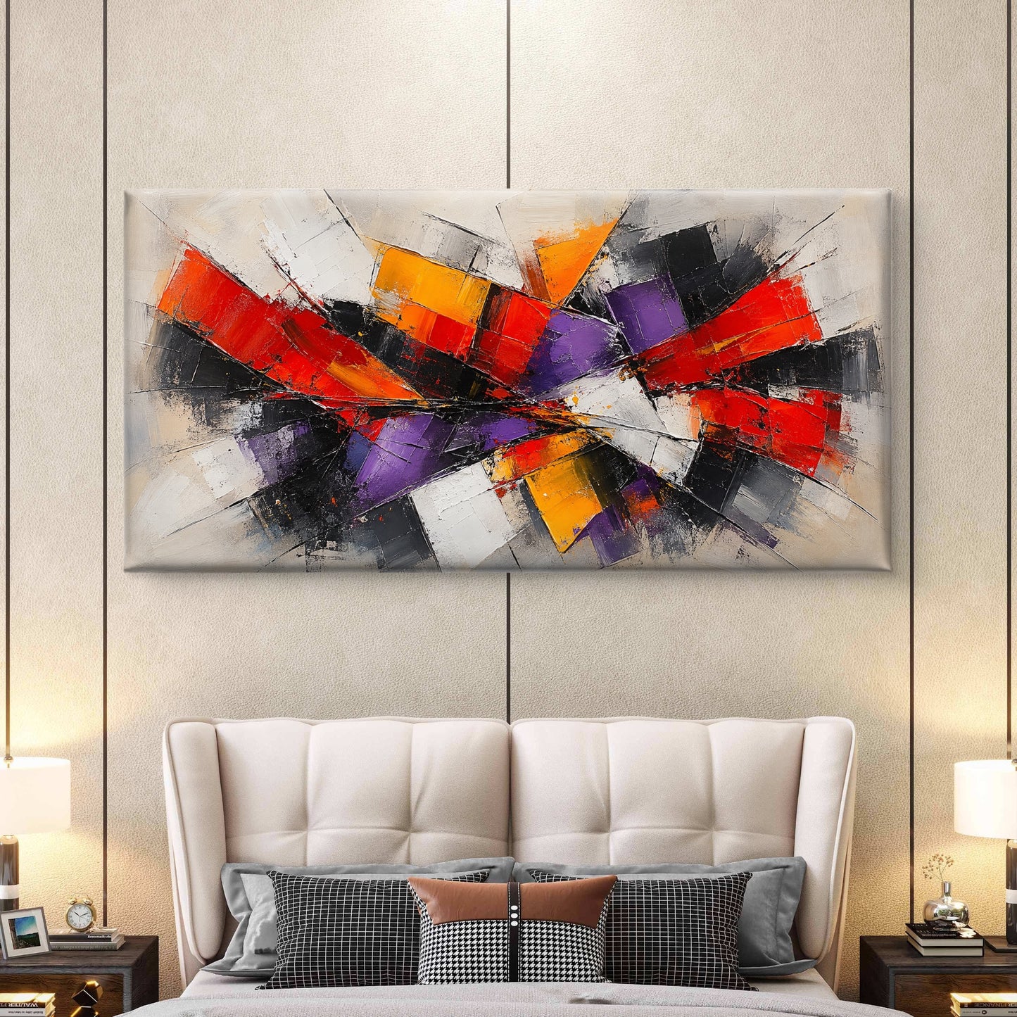 Abstract Art Premium Canvas Painting - Buy Online | Decor By Neon