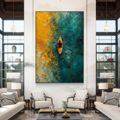 Modern Interiors Portrait Premium Canvas Painting