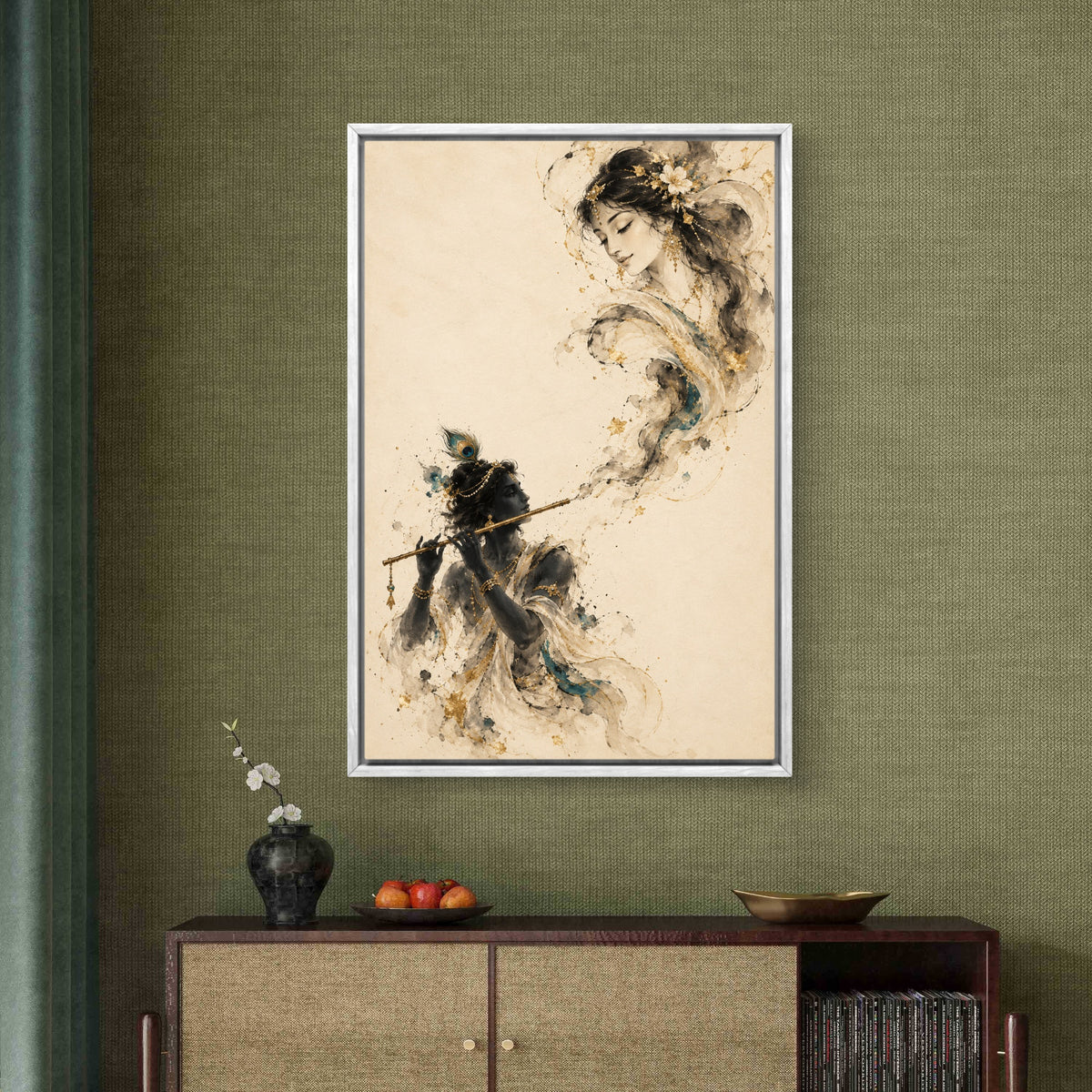 Lord Krishna Premium Canvas Painting - Buy Online | Decor By Neon