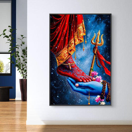 Lord Shiva Premium Canvas Painting - Canvas Wall Art | Decor By Neon