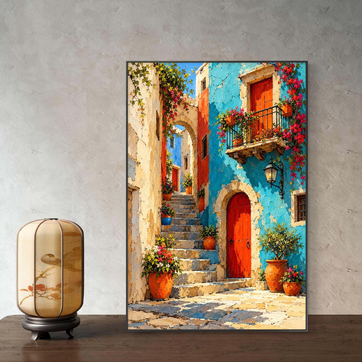 Modern Interiors Portrait Premium Canvas Painting - Buy Online | Decor By Neon