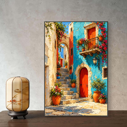 Modern Interiors Portrait Premium Canvas Painting