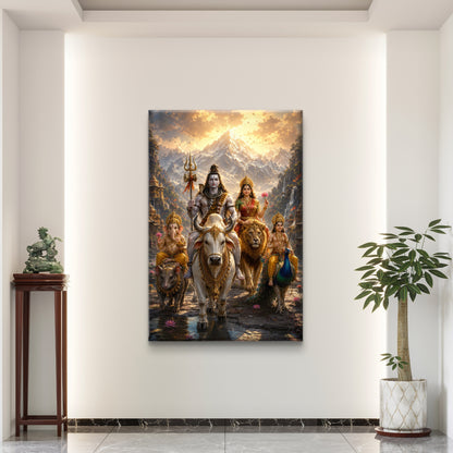 Lord Shiva Premium Canvas Painting