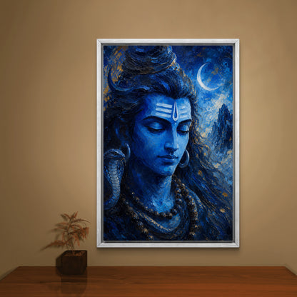 Lord Shiva Premium Canvas Painting