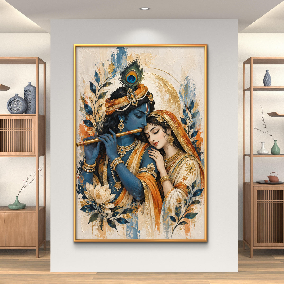 Radha Krishna Premium Canvas Painting - Buy Online | Decor By Neon