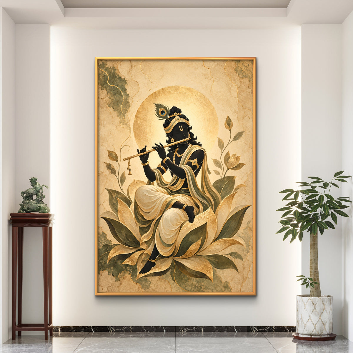 Lord Krishna Premium Canvas Painting - Buy Online | Decor By Neon