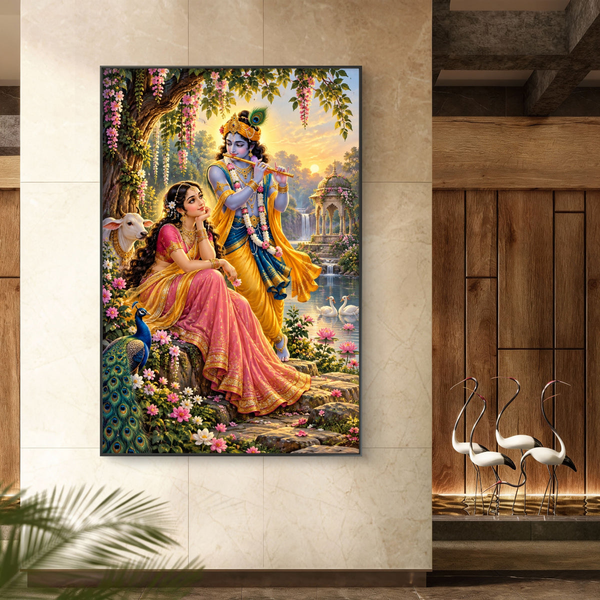 Radha Krishna Premium Canvas Painting - Buy Online | Decor By Neon