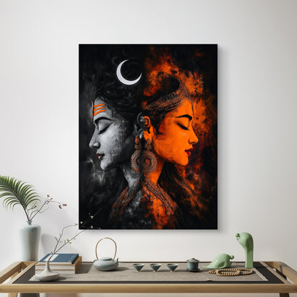 Lord Shiva Premium Canvas Painting