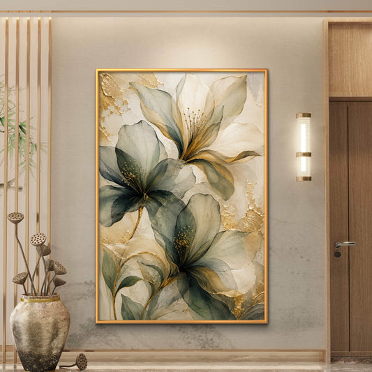 Botanical Luxury Premium Canvas Painting - Premium Wall Art | Decor By Neon