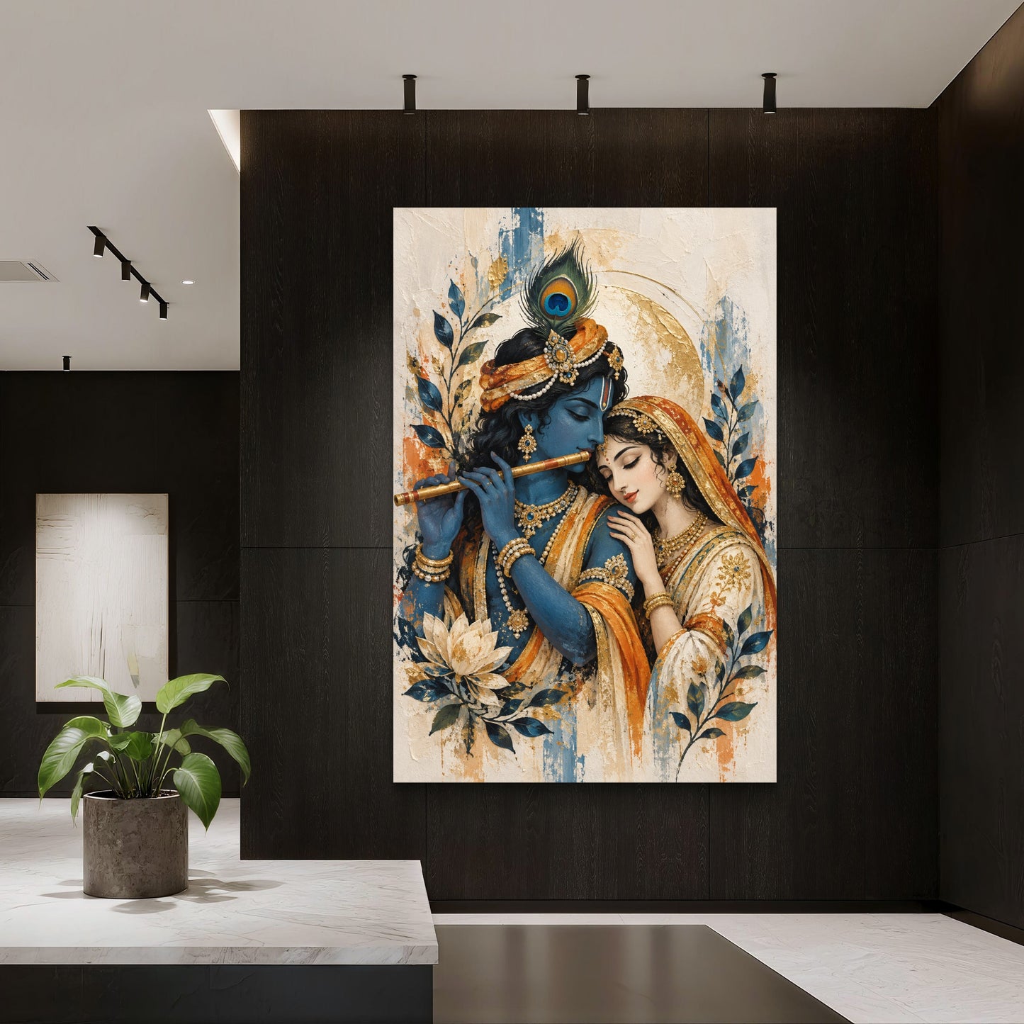 Radha Krishna Premium Canvas Painting - Buy Online | Decor By Neon