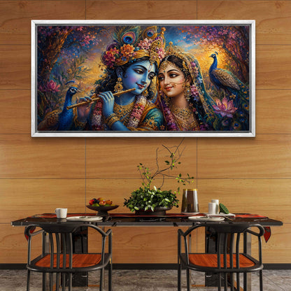 Radha Krishna Premium Canvas Painting