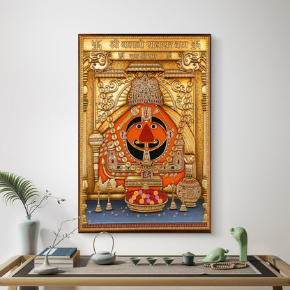 Shri Salasar Balaji Premium Canvas Painting