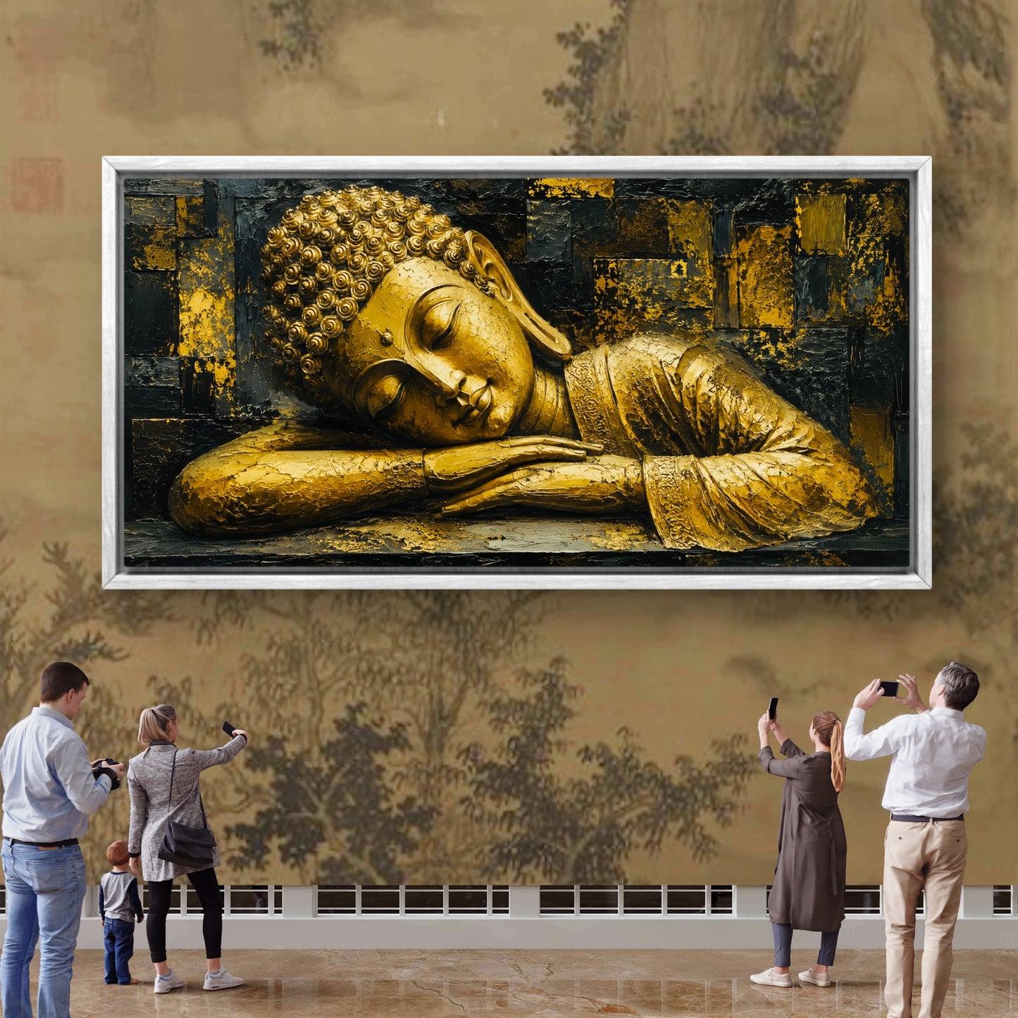Lord Buddha Premium Canvas Painting - Buy Online | Decor By Neon