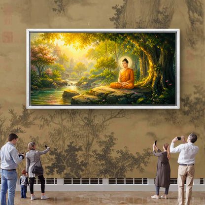 Lord Buddha Premium Canvas Painting