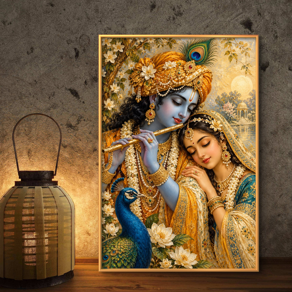 Radha Krishna Premium Canvas Painting - Buy Online | Decor By Neon