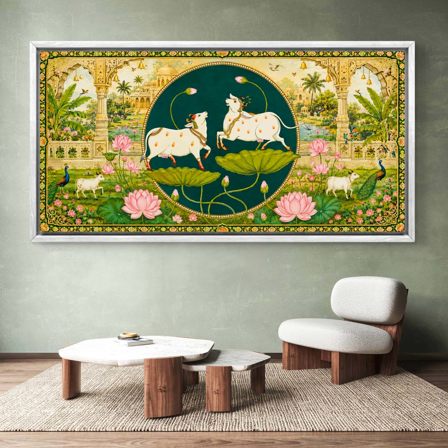 Traditional Pichwai Shrinathji Premium Canvas Painting - Buy Online | Decor By Neon