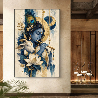 Radha Krishna Premium Canvas Painting