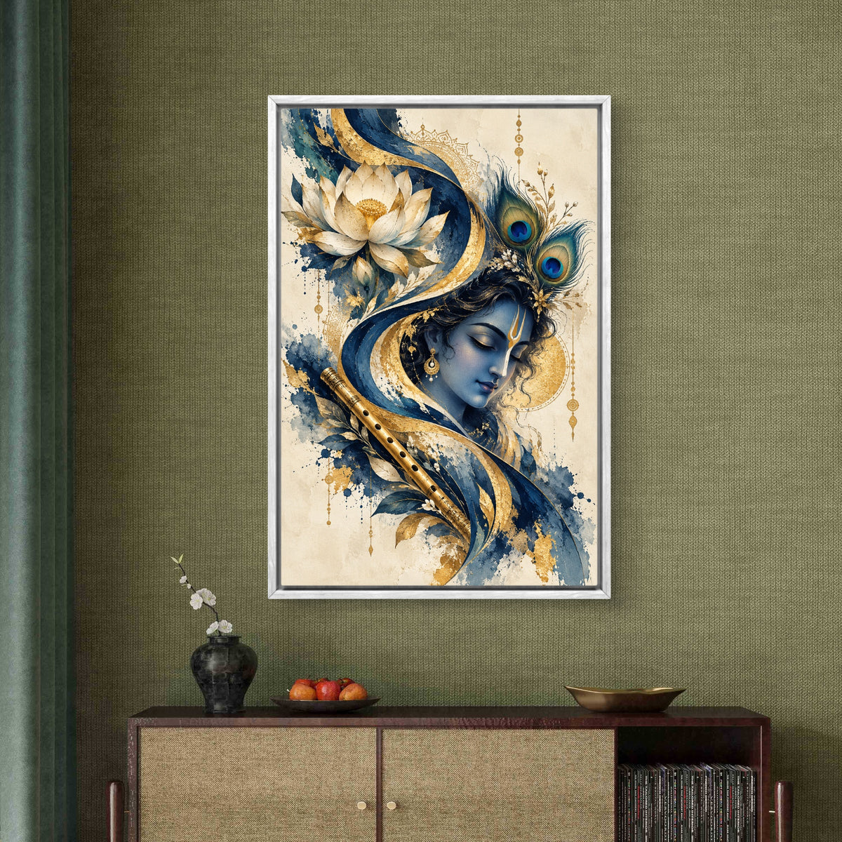 Lord Krishna Premium Canvas Painting - Buy Online | Decor By Neon