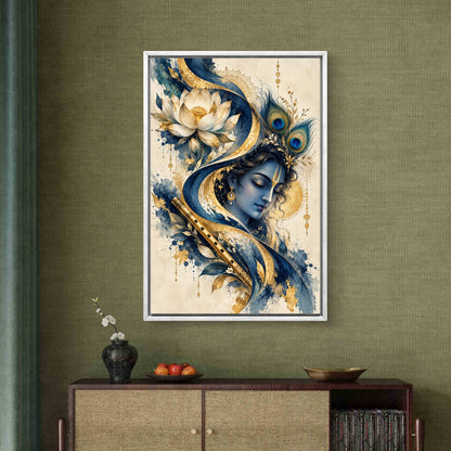 Lord Krishna Premium Canvas Painting