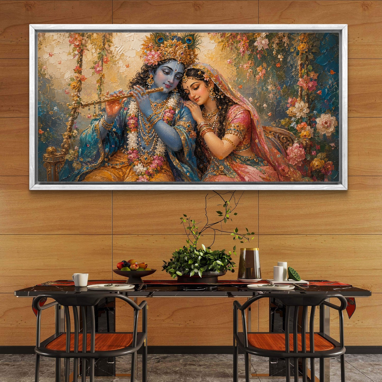 Radha Krishna Premium Canvas Painting - Buy Online | Decor By Neon