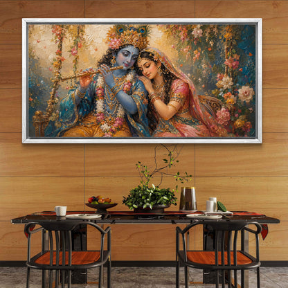 Radha Krishna Premium Canvas Painting
