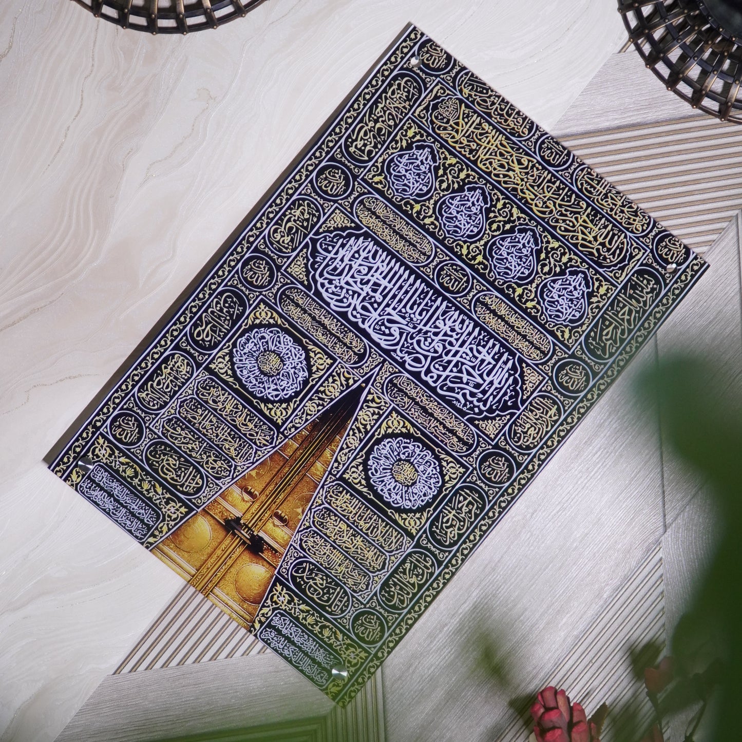 Kaaba Door Premium Acrylic Islamic Wall Art , Islamic Painting - Buy Online | Decor By Neon