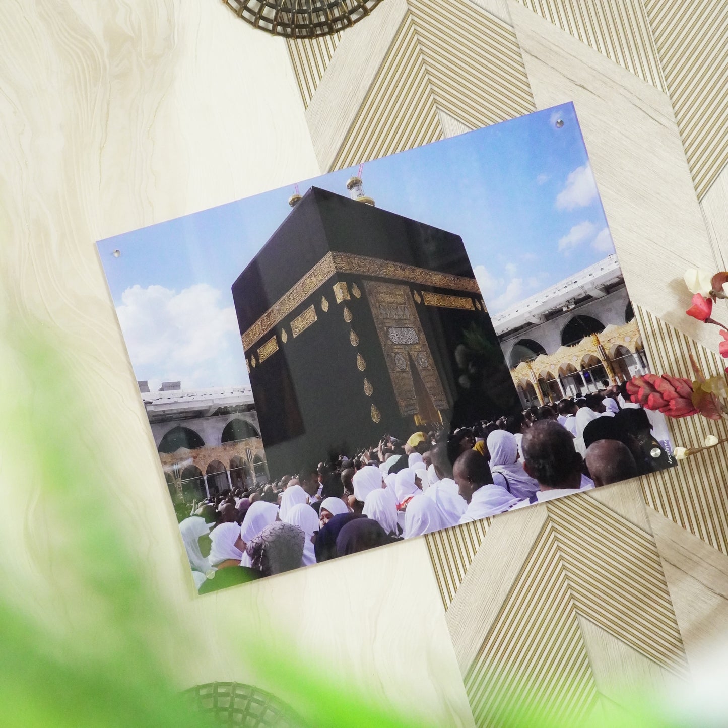 The Sacred Kaaba Premium Acrylic Islamic Wall Art , Islamic Painting - Buy Online | Decor By Neon