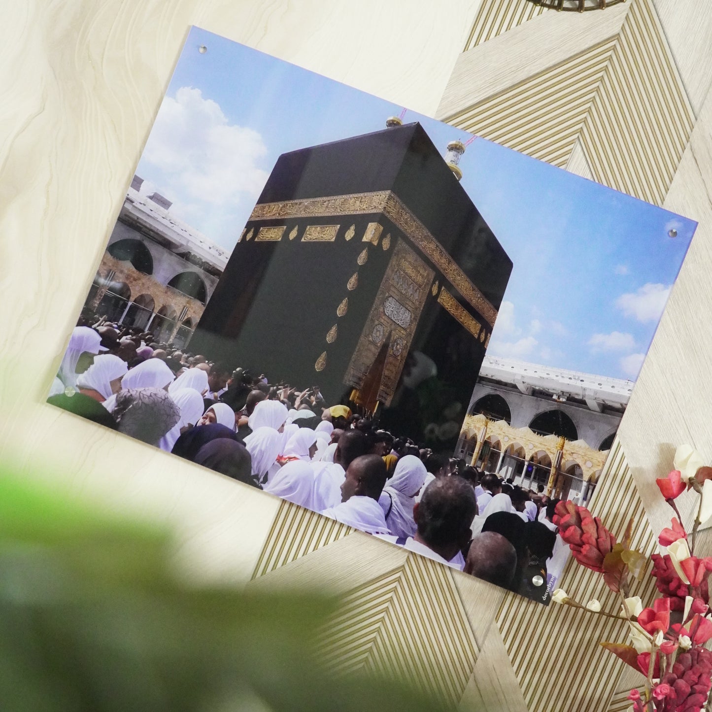 The Sacred Kaaba Premium Acrylic Islamic Wall Art , Islamic Painting - Buy Online | Decor By Neon