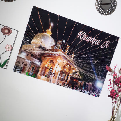 Khwaja Ji Premium Acrylic Islamic Wall Art , Islamic Painting
