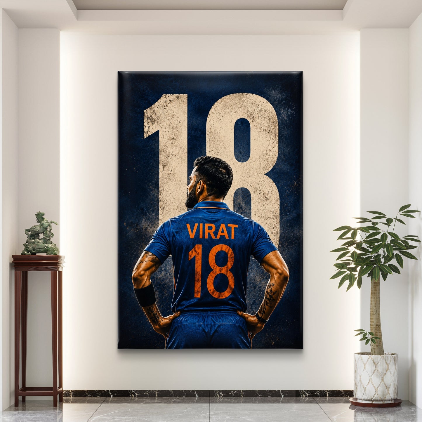 Virat Kohli  Premium Canvas Painting - Buy Online | Decor By Neon