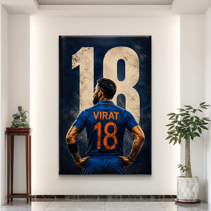 Virat Kohli  Premium Canvas Painting