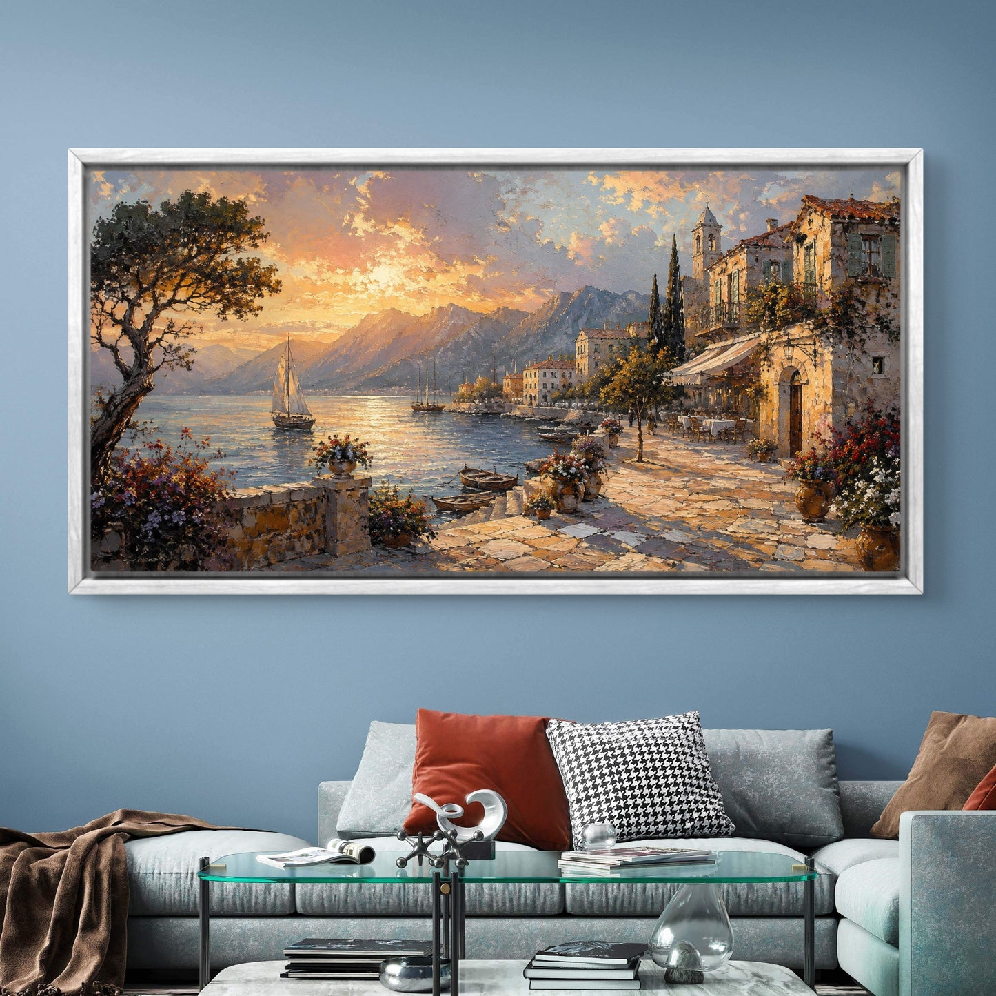 European Landscape Premium Canvas Painting - Buy Online | Decor By Neon