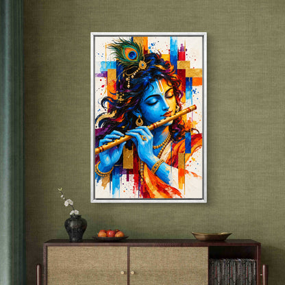 Lord Krishna Premium Canvas Painting