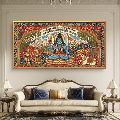 Lord Shiva Premium Canvas Painting